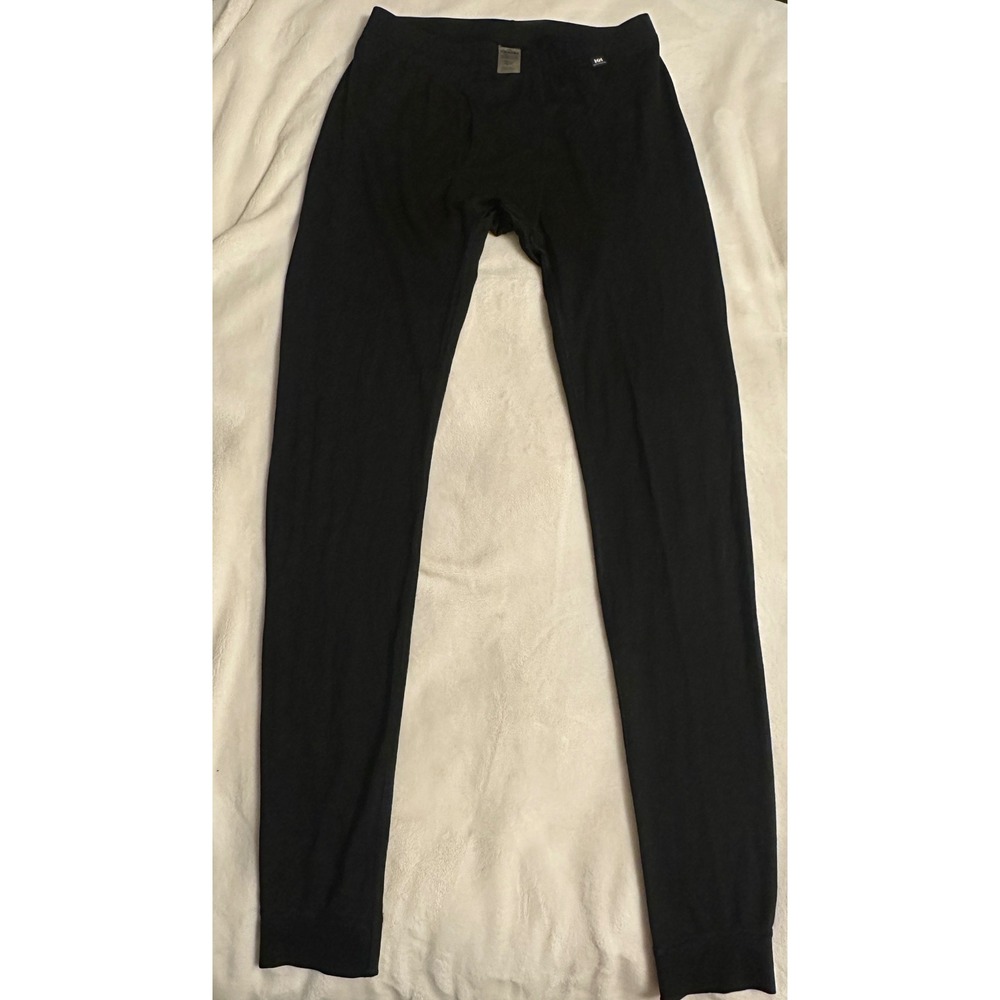 Helly Hansen Lifa Base Layer Pants Mens L Black Thermal Leggings Performance
